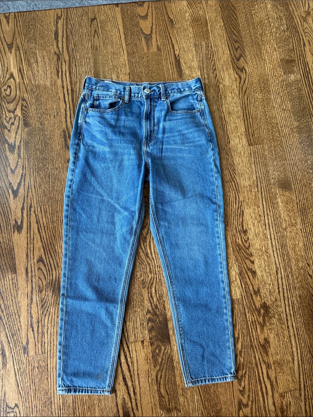 American Eagle Outfitters Slim Straight Jeans in Blue Denim